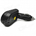 281 Handy Car Cigarette Lighter Powered 1" Display Battery Voltameter for Car - Black