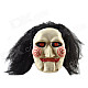 Long Hair Billy the Puppet Mask - Ivory + Red + Black