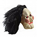 Long Hair Billy the Puppet Mask - Ivory + Red + Black