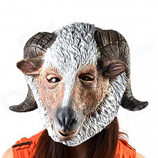 Natural Rubber Sheep Mask - Ivory + Brown