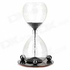 Creative A Flower Blooming Magnet Hourglass