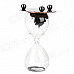 Creative A Flower Blooming Magnet Hourglass