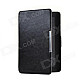 Adsorption Style R64 Pattern Protective PU Leather Case for Amazon Kindle Paperwhite - Black