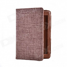 Country Style Protective PU Leather Case for Amazon Kindle Paperwhite - Brown