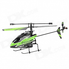 WLtoys V911 4-Channel 2.4GHz R/C Helicopter w/ 130mAh Battery / Charging Cable - Green + Black