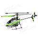 WLtoys V911 4-Channel 2.4GHz R/C Helicopter w/ 130mAh Battery / Charging Cable - Green + Black