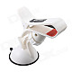 Merdia QPYP04 Car Clip Mount Stand Cradle Suction Cup Holder for Iphone / Samsung + More - White