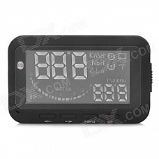 F-02 2.8" Screen HUD Head Up Display System for Car - Black