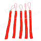 Fabric Hand Strap for WiiU / Wii Game Pad Controller - Red (5 PCS)