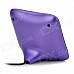 XiaoKe S186 Portable USB 2.0 Stereo Speakers - Black + Purple + Silver White (2 PCS)