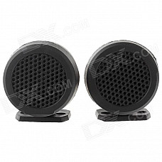 TiaoPing TP-006A Mini Dome Tweeter Component Speakers for Car Audio System - Black (Pair)