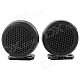 TiaoPing TP-006A Mini Dome Tweeter Component Speakers for Car Audio System - Black (Pair)