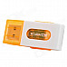 SW SW-5 USB 2.0 High Speed Micro SD / TF Card Reader - Orange + White