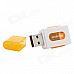 SW SW-5 USB 2.0 High Speed Micro SD / TF Card Reader - Orange + White