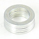 9.5mm Strong NdFeB Magnet Rings - Silver (5 PCS)