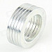9.5mm Strong NdFeB Magnet Rings - Silver (5 PCS)