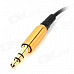 ShangHeZhong 1-to-2 3.5mm Male to Female Audio Share Adapter Cable - Black + Golden