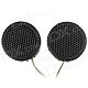 JT-005A High Efficiency Dome Tweeter Component Speakers for Car Audio System - Black (Pair)
