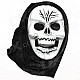 Halloween Cosplay Devil Mask - White + Black