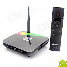 Jesurun CS968 Quad-Core Android 4.2.2 Google TV Player w/ 2GB RAM, 8GM ROM, 2MP CAM, MIC (EU Plug)