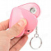 D002 Cute Heart Style Portable USB Powered Electronic Cigarette Lighter - Pink