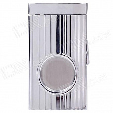 High Quality Rectangle Stainless Steel Cigar Cutter - Silver