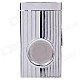 High Quality Rectangle Stainless Steel Cigar Cutter - Silver