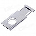 High Quality Rectangle Stainless Steel Cigar Cutter - Silver