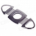 High Quality Stainless Steel Cigar Cutter - Grey