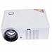 EJIALE 100W 2200lm LED Projector w/ Dual-HDMI, VGA, AV, USB, TV for Home Theater, Business, Shool
