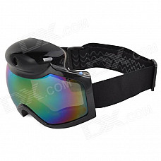 F3B Outdoor Sport 1/4 CMOS 5.0MP 720P Wide Angle Sunglasses / Camcorder w/ TF / USB - Black