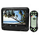Nanba NST-A901H 9" Resistive Touch Screen Headrest DVD Player w/ Remote Controller - Black