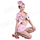 Mengjinggongzhu Women's Sexy Suit - Pink (Free Size)