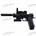 6mm Pistol Spring-load BB Gun Toy with Laser Sight and Flashlight