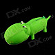 Cute Stuffed Nano Little Crocodile Doll Toy - Green + White