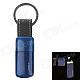 Portable Butane Gas Lighter Keychain - Deep blue + Black