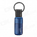 Portable Butane Gas Lighter Keychain - Deep blue + Black