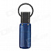 Portable Butane Gas Lighter Keychain - Deep blue + Black