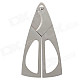 B006 High Quanlity Stainless Steel Cigar Cutter / Scissors - Silver