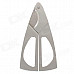 B006 High Quanlity Stainless Steel Cigar Cutter / Scissors - Silver