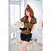 Policewomen Officer Character Play Women's Costumes - Army Green (Free Size)