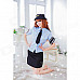 Policewomen Character Playing Women's Suit - Blue (Free Size)