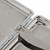 PU Leather + Stainless Steel Double-sided Rivet Cigarette Case - Gray + Silver (Holds 20 PCS)