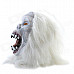 Halloween ForestYeti Mask - White + Red