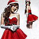 Stylish Santa Claus Character Women's Appeal Clothing for Christmas Party - Red (Free Size)