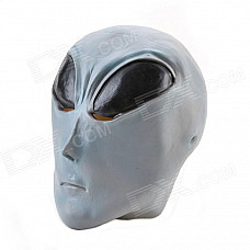 Halloween Gray Alien Mask - Black + Grey