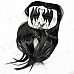 Wig Grimace Mask for Halloween - Black + White