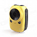 ESER YDXJ 12.0MP Mini Micro Wireless W-Fi 120 Degree View Lens Outdoor Sports DV - Yellow + Black