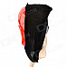 Halloween Horrible Plastic Mask - Black + Red