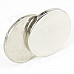 Jtron 10050102W Coin-shaped Strong NdFeB Magnet - Silver